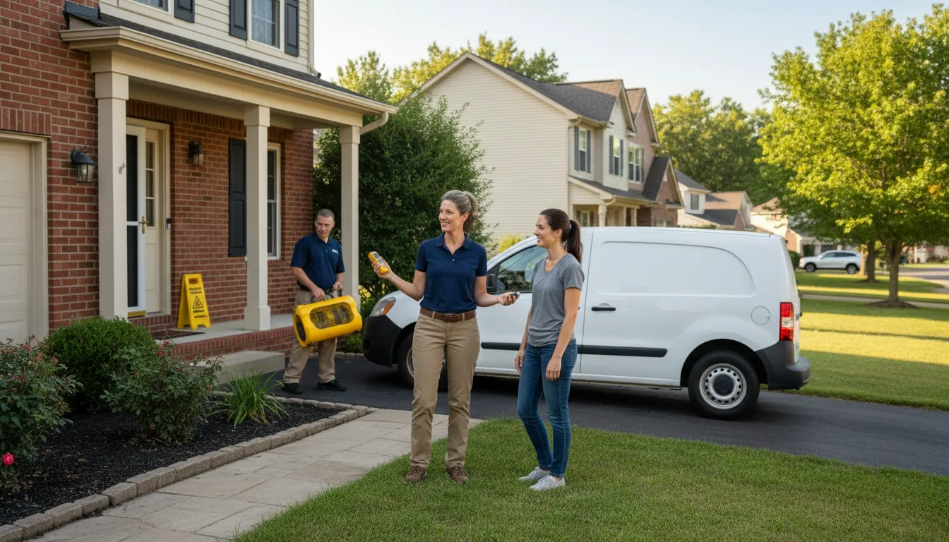 Residential water damage restoration in Malad City, ID